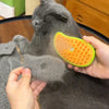 Exclusive Rechargeable Steam Pet Brush (95°F-113°F) For Pet Bathing