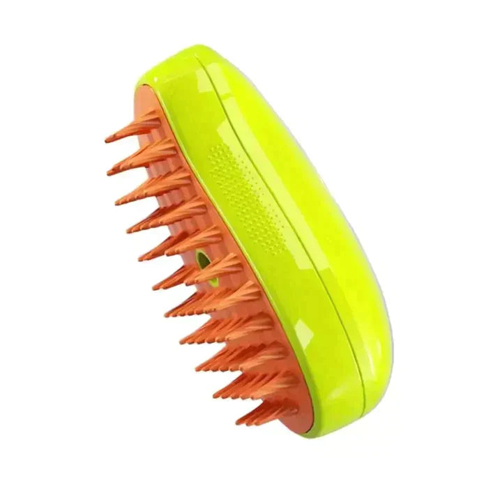 Exclusive Rechargeable Steam Pet Brush (95°F-113°F) For Pet Bathing