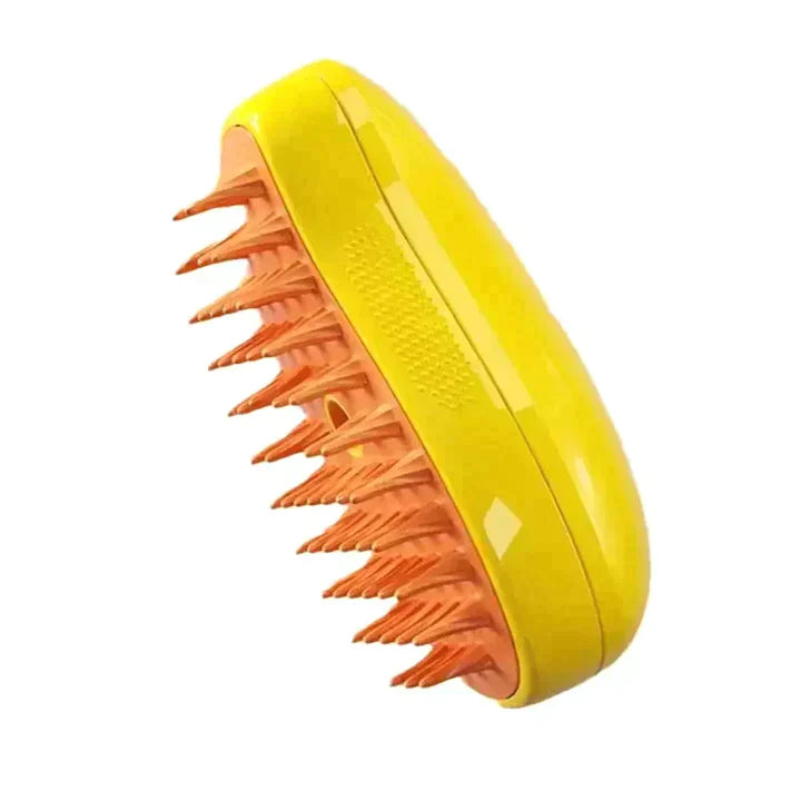 Exclusive Rechargeable Steam Pet Brush (95°F-113°F) For Pet Bathing